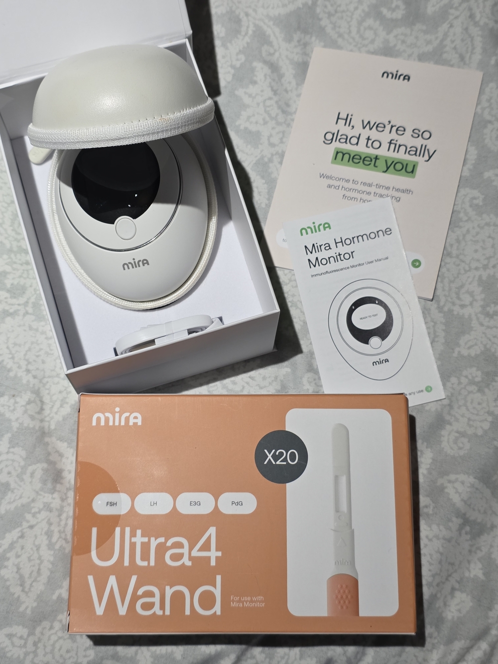 Mira Fertility Tracker (GUC) + NEW Ultra4 Wands (Exp 01/2027)